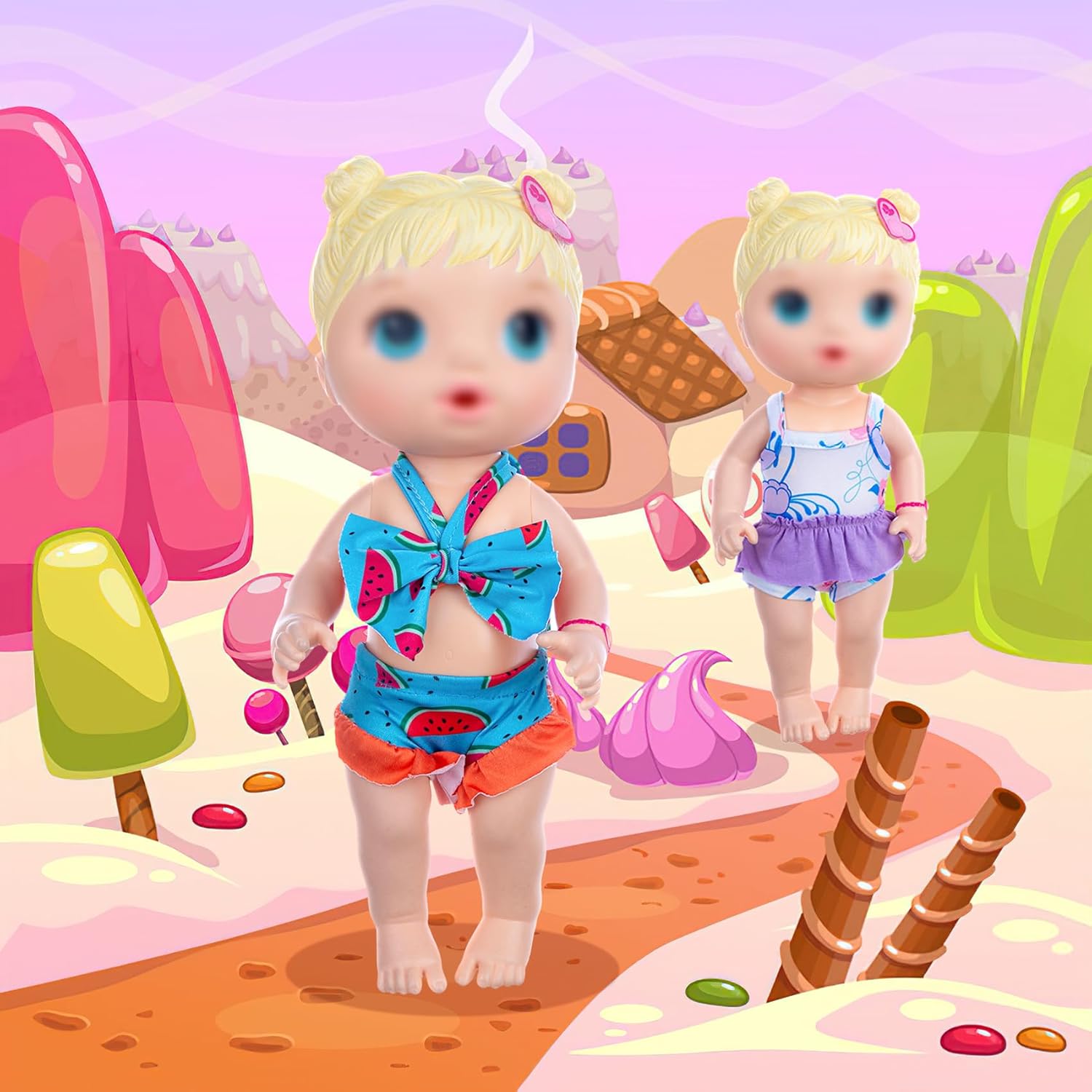 UNICORN ELEMENT 10 Sets Baby Doll Clothes and Accessories