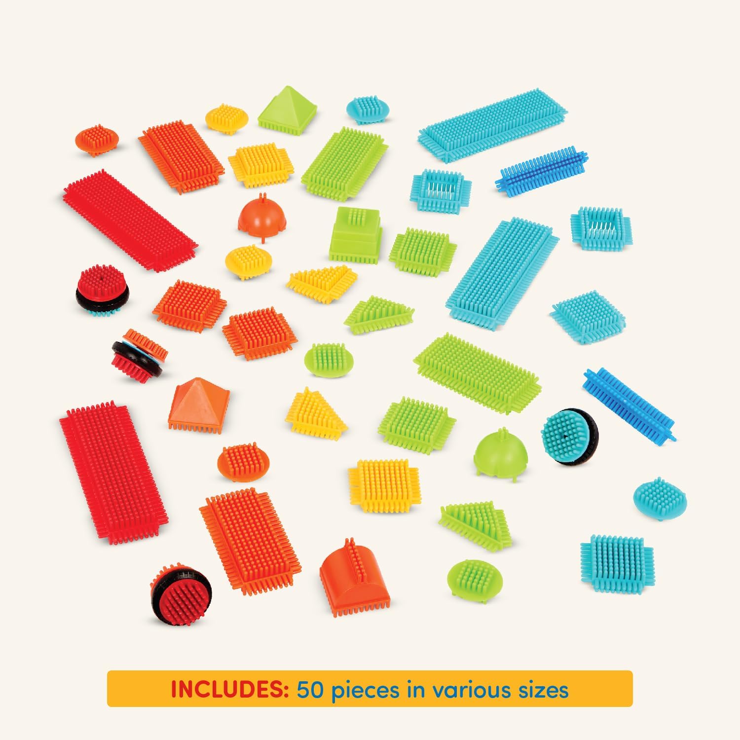 Battat Bristle Blocks STEM Building Set 50 pcs
