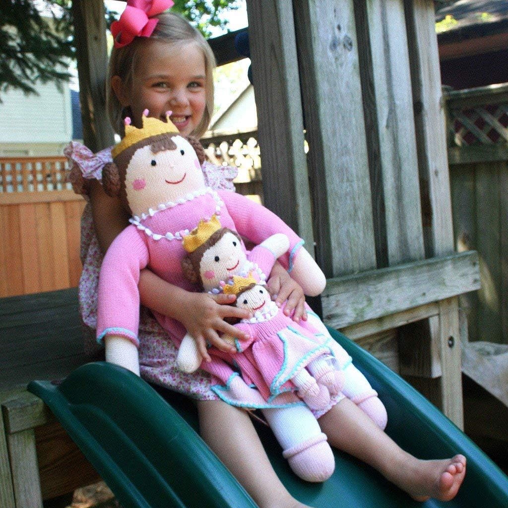 ZUBELS Baby Girls Milly The Princess 12-Inch Plush Doll