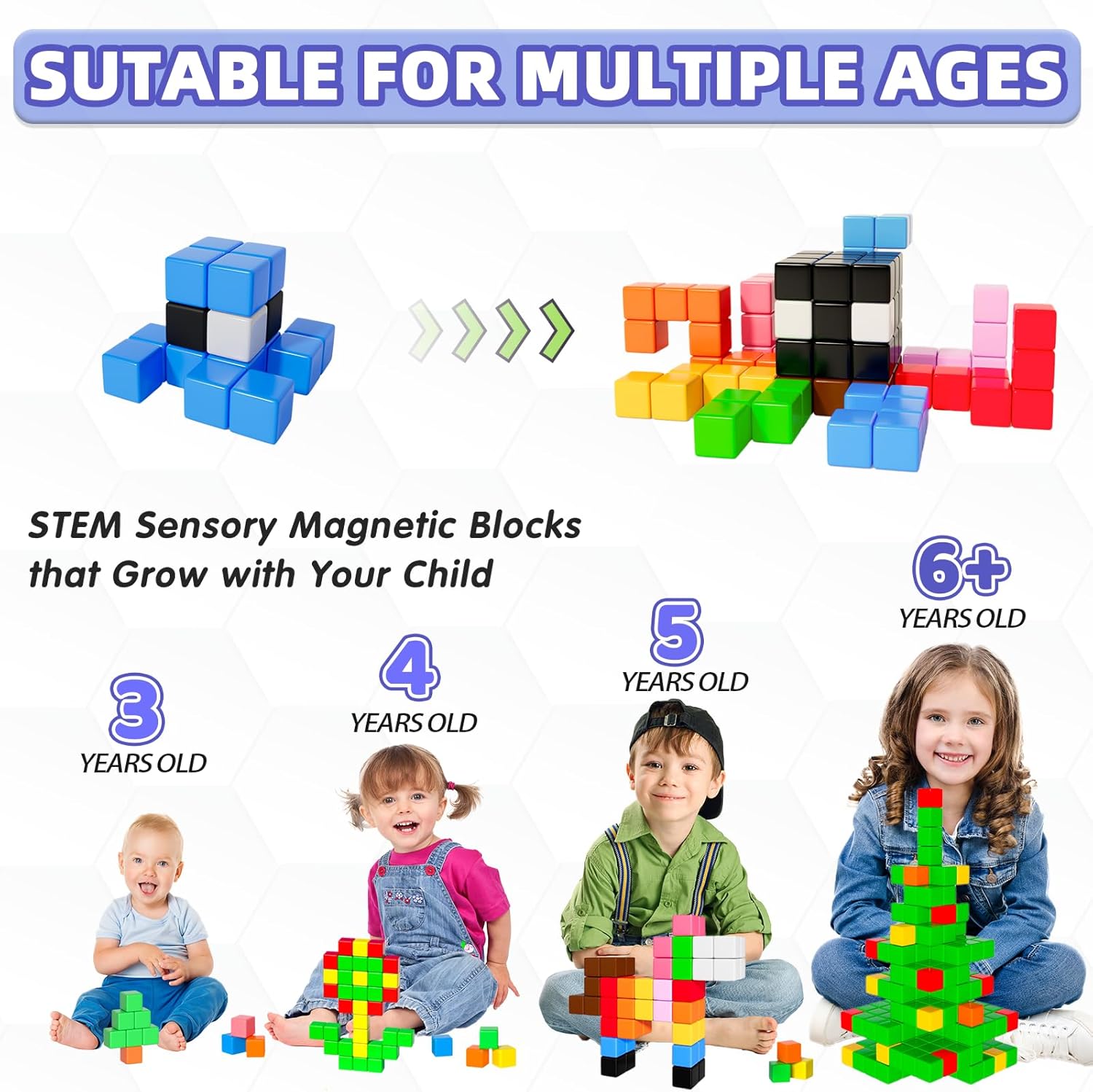Magnetic Blocks for Toddlers and Preschoolers