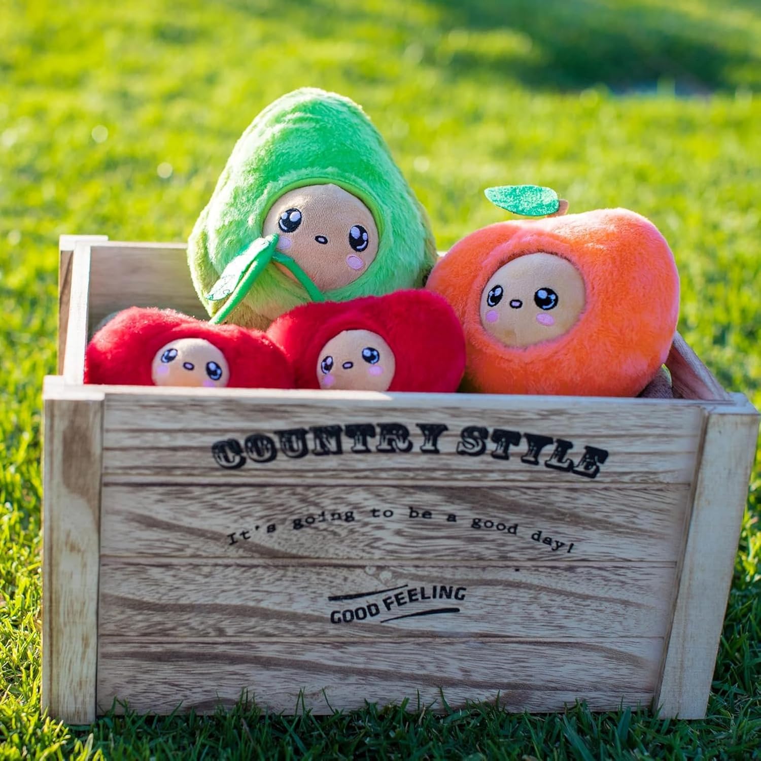 Adora Soft Squishy Peach Plush Toy with Farm Fresh Scent