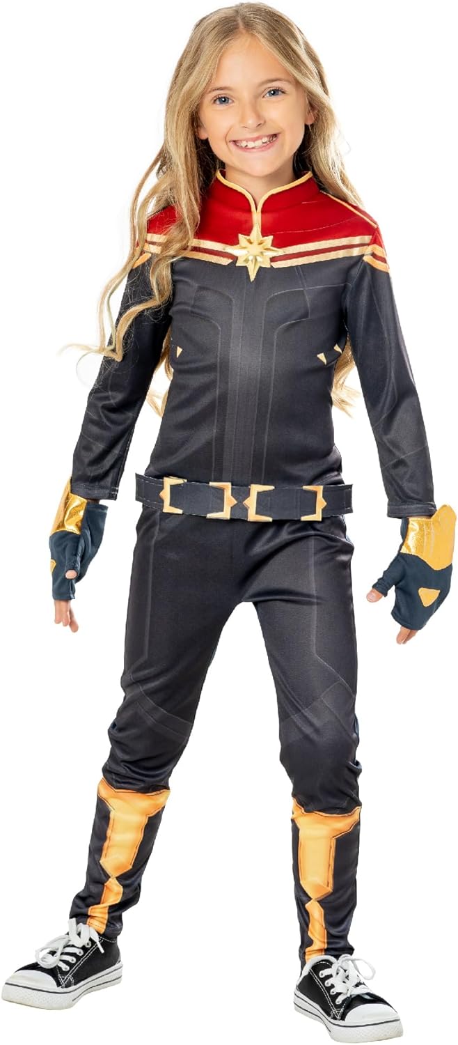 Rubies Captain Marvel Kids Costume Deluxe Edition