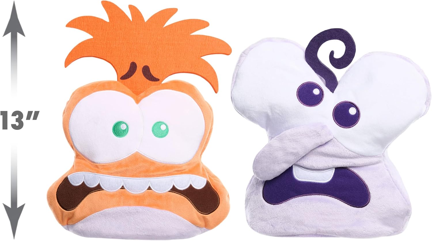 Disney and Pixar Inside Out 2 Fear Anxiety Reversible Plush Head