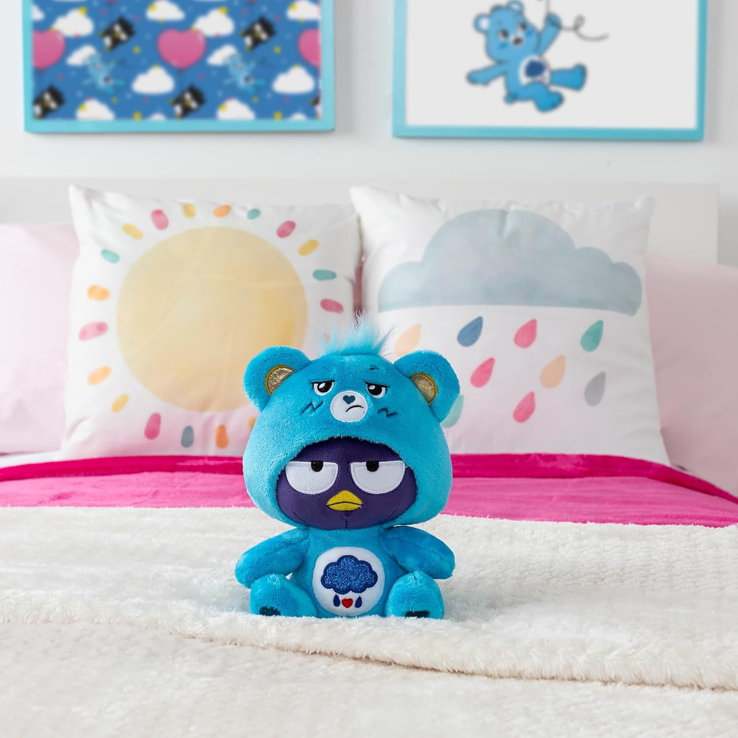Care Bears - Badtz-Maru Dressed As Grumpy Bear Plush Soft and Huggable