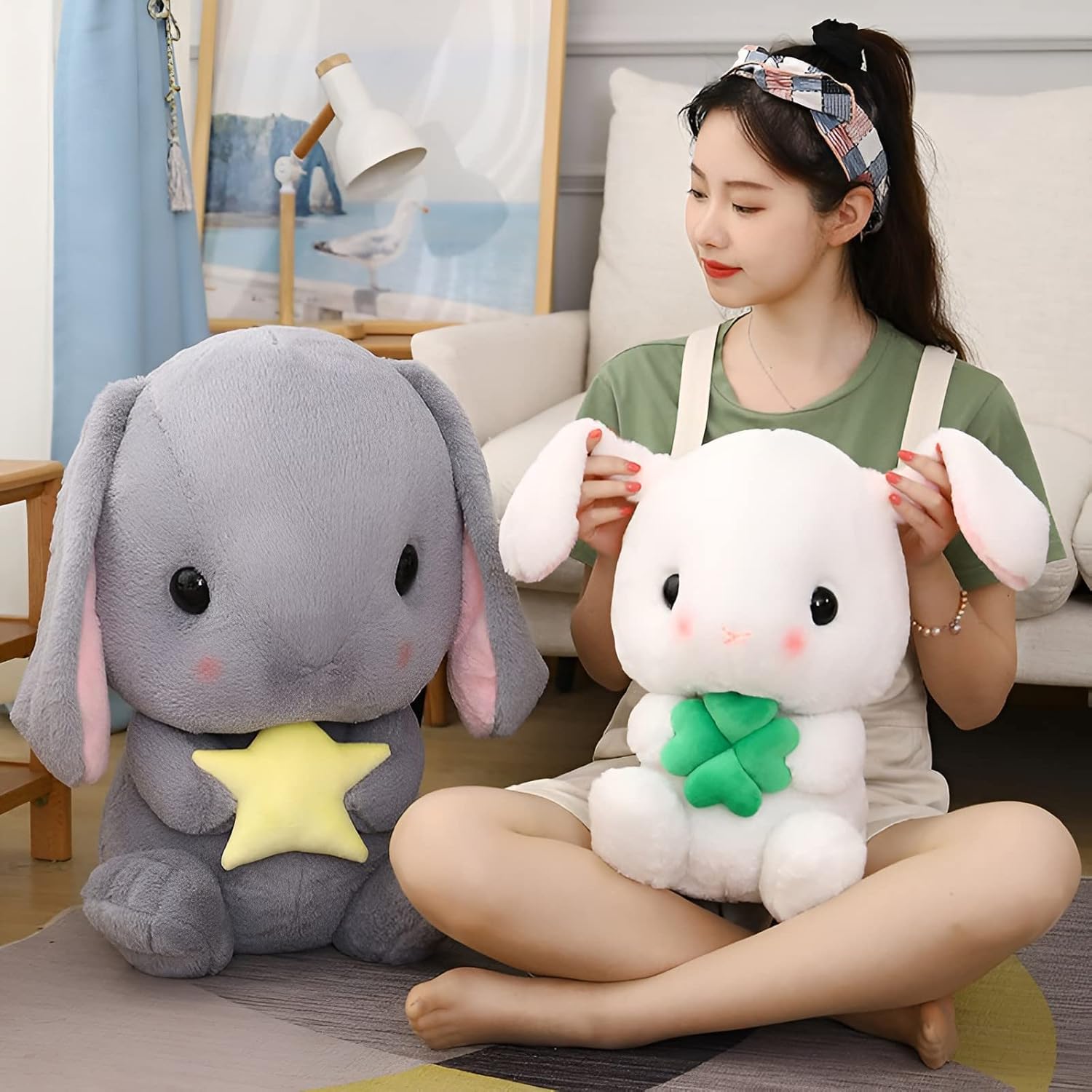 HOUPU Soft Toy - Pink Strawberry Bunny 86in