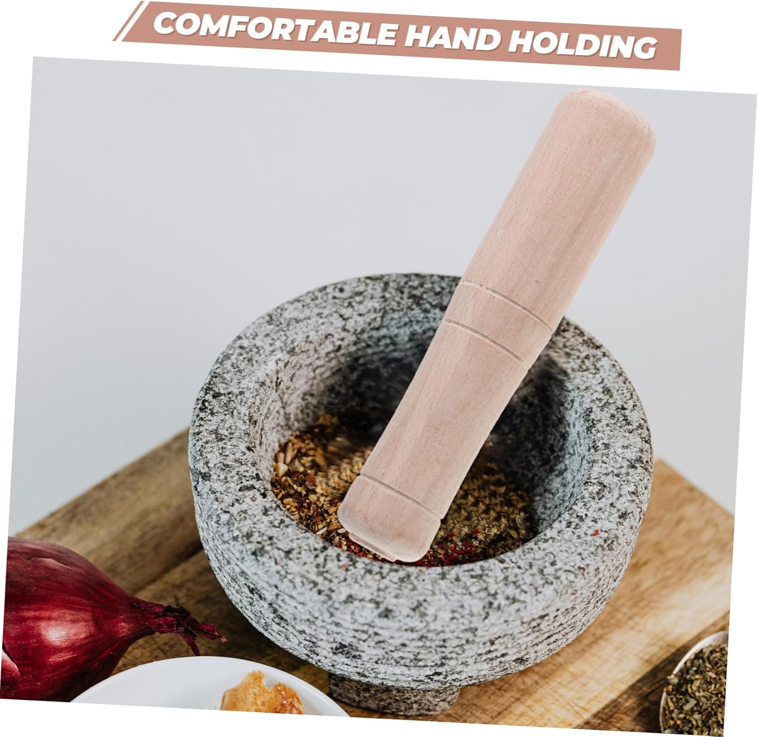 Holibanna Unique Handle Wood Hammer Toy for Kids