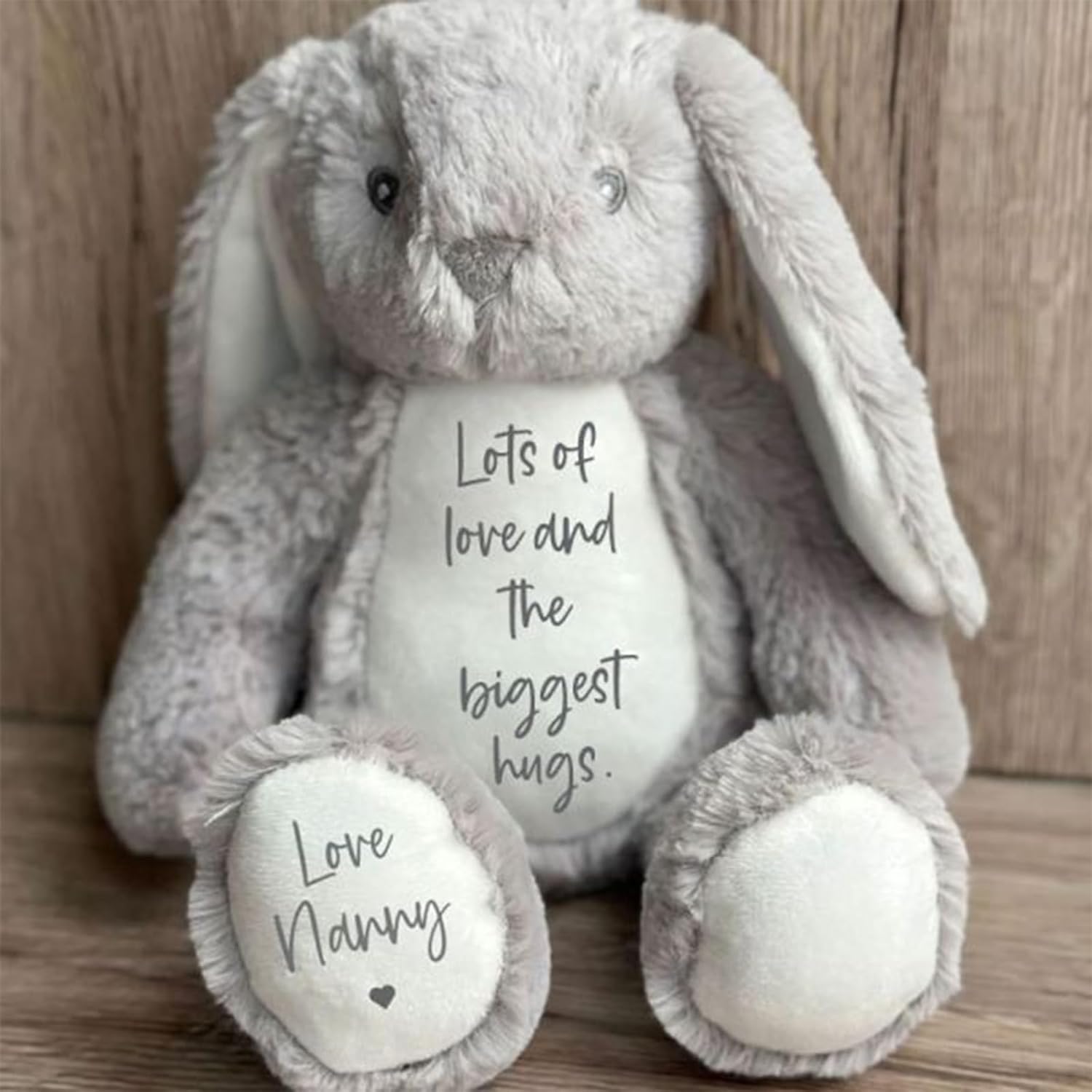 Personalized Plush Bunny with Name Keepsake