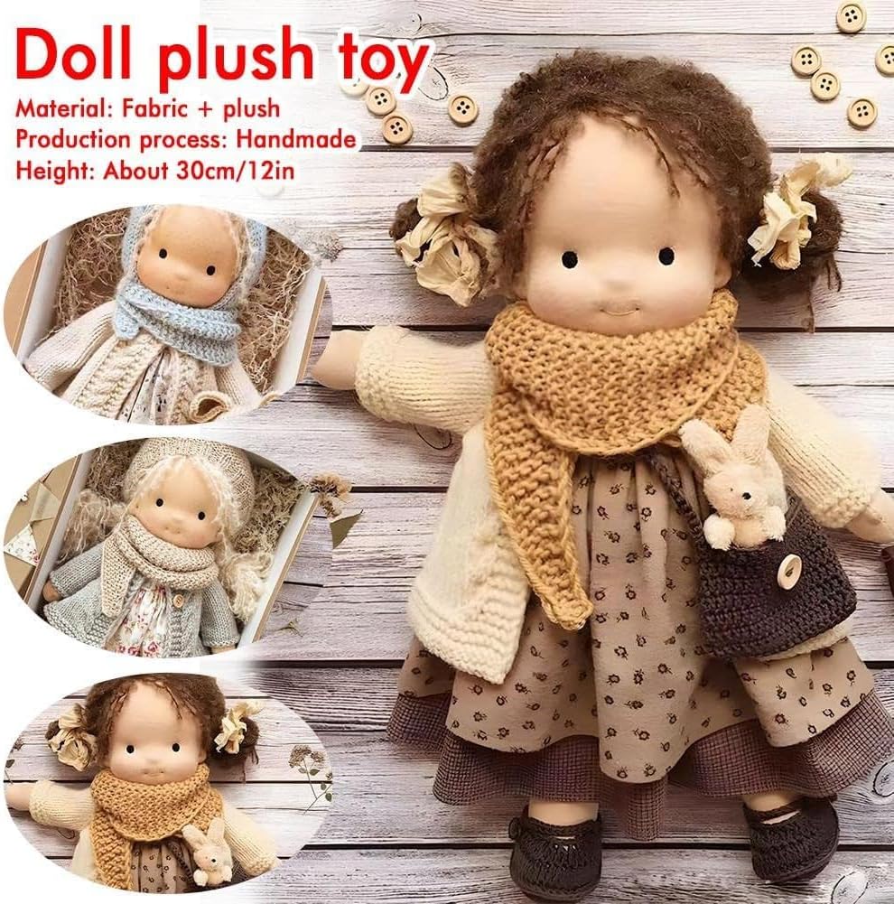 OptiTeegay 12 Inch Waldorf Doll Plush Toy
