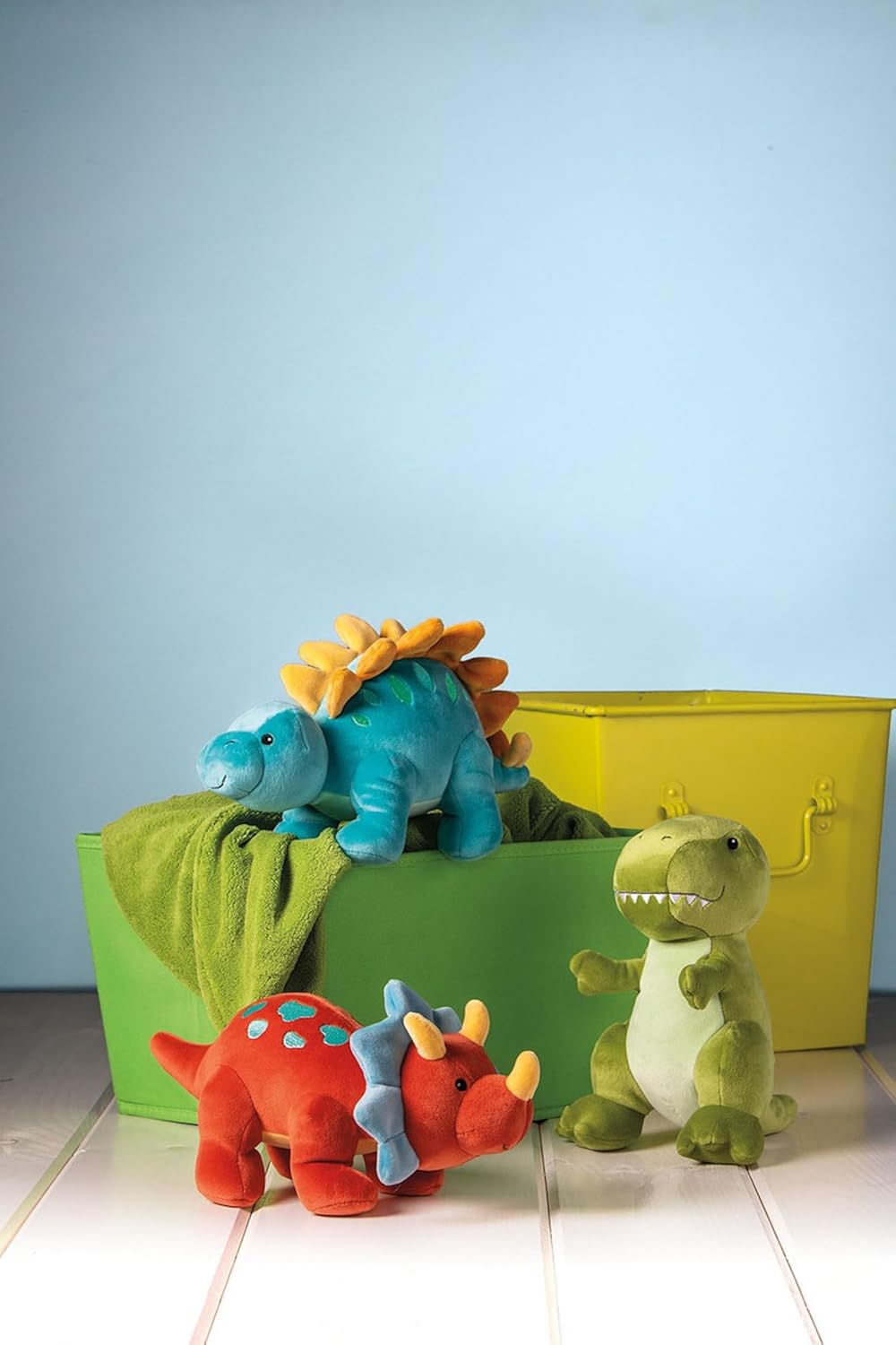 Mary Meyer Blue Stegosaurus Smootheez Pillow-Soft Toy