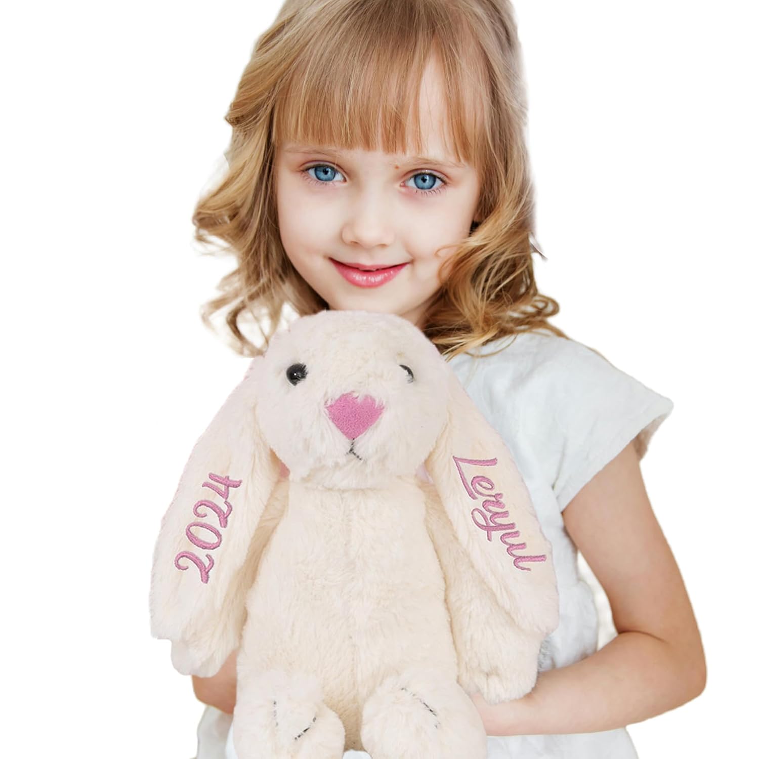 Personalized Easter Bunny Rabbit Stuffed Animal for Kids
