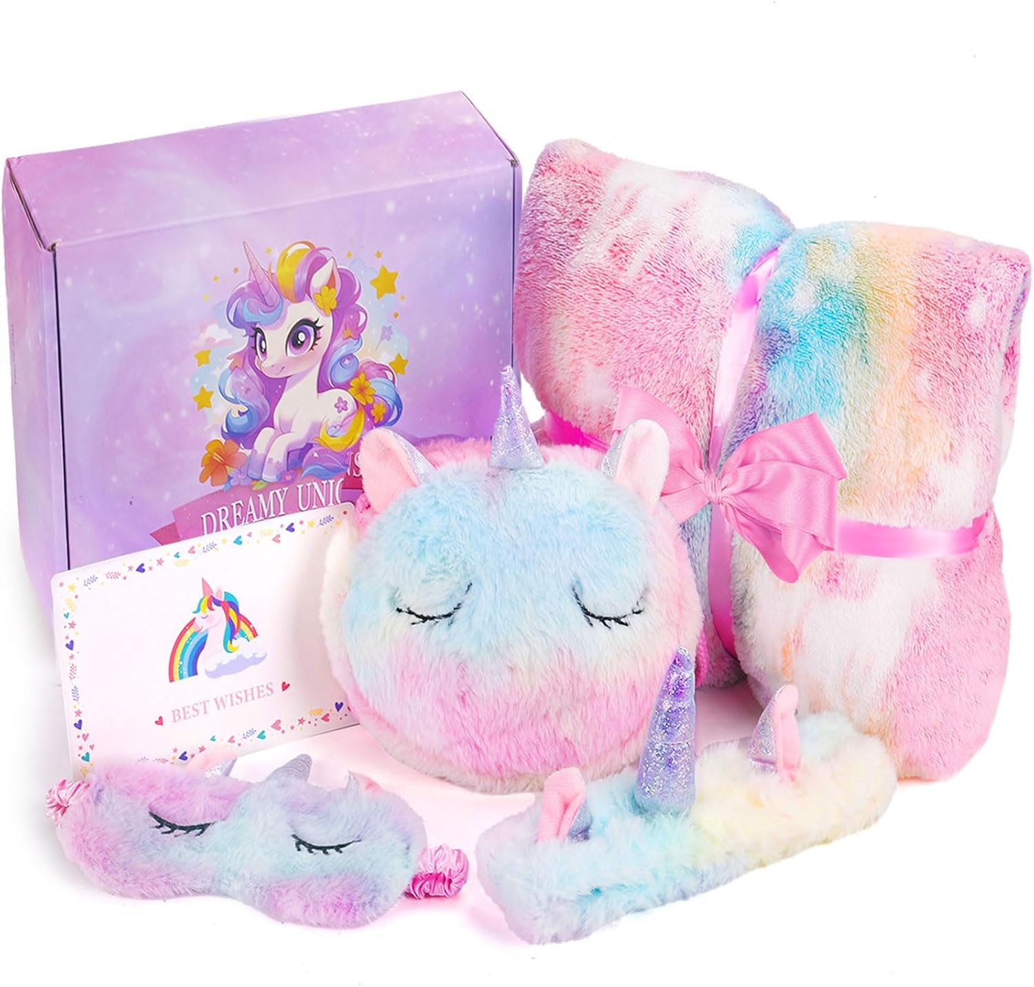 Jenria Unicorn Gift Set for Girls Age 3-10