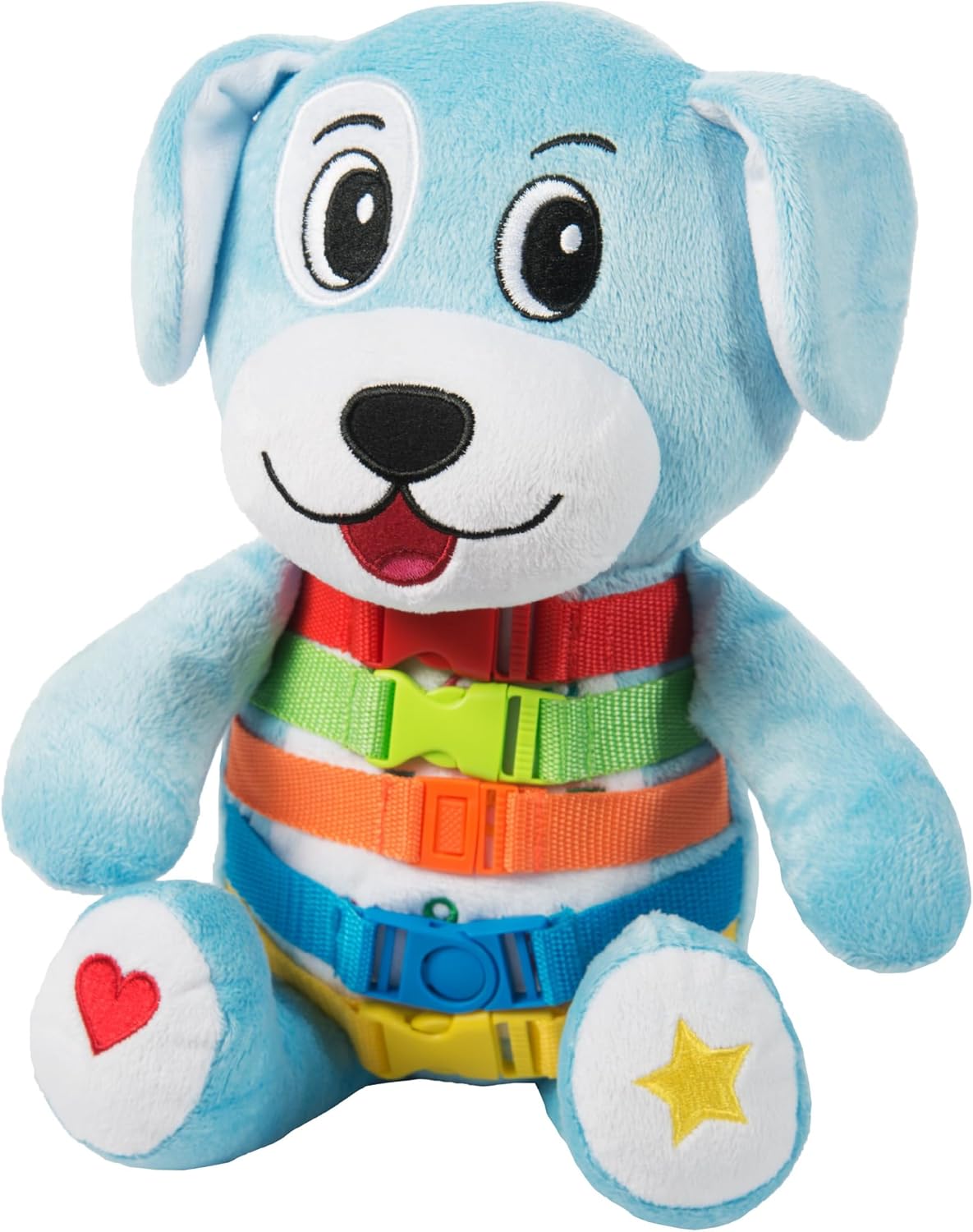Buckle Toys Barkley Dog Sensory Learning Toy for Toddlers