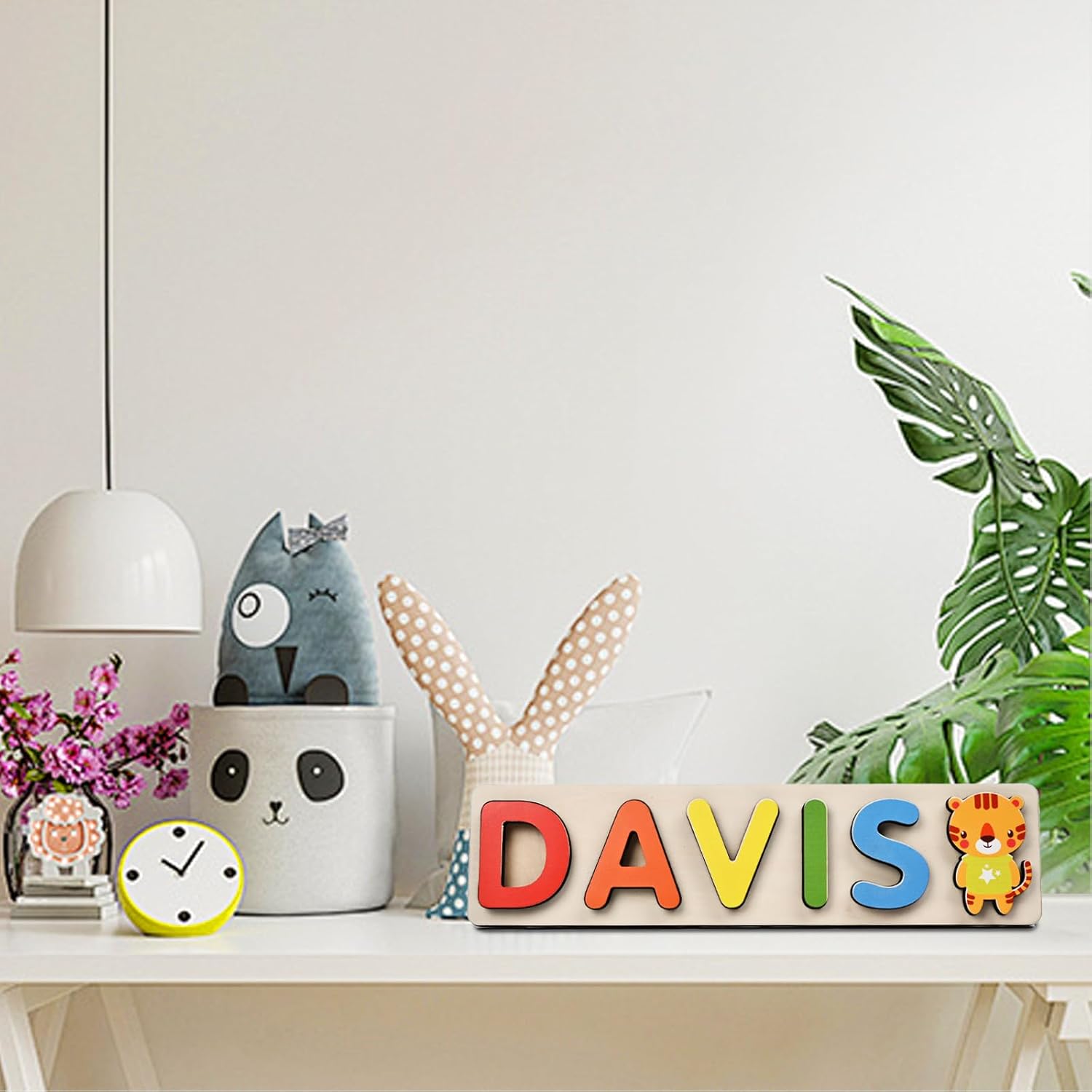 Personalized Wooden Name Puzzles for Kids 1