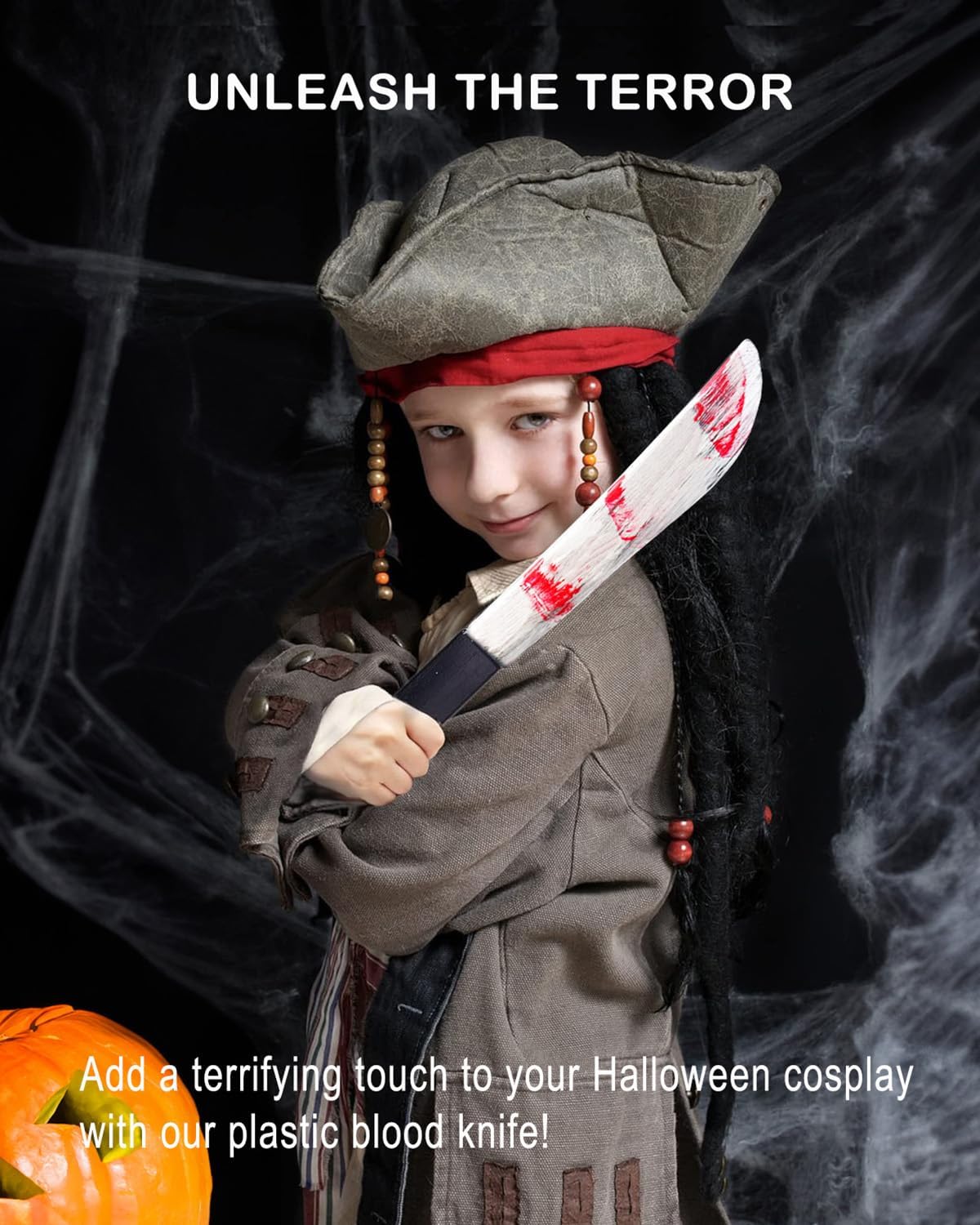 Bloody Butcher Knife Halloween Costume Prop