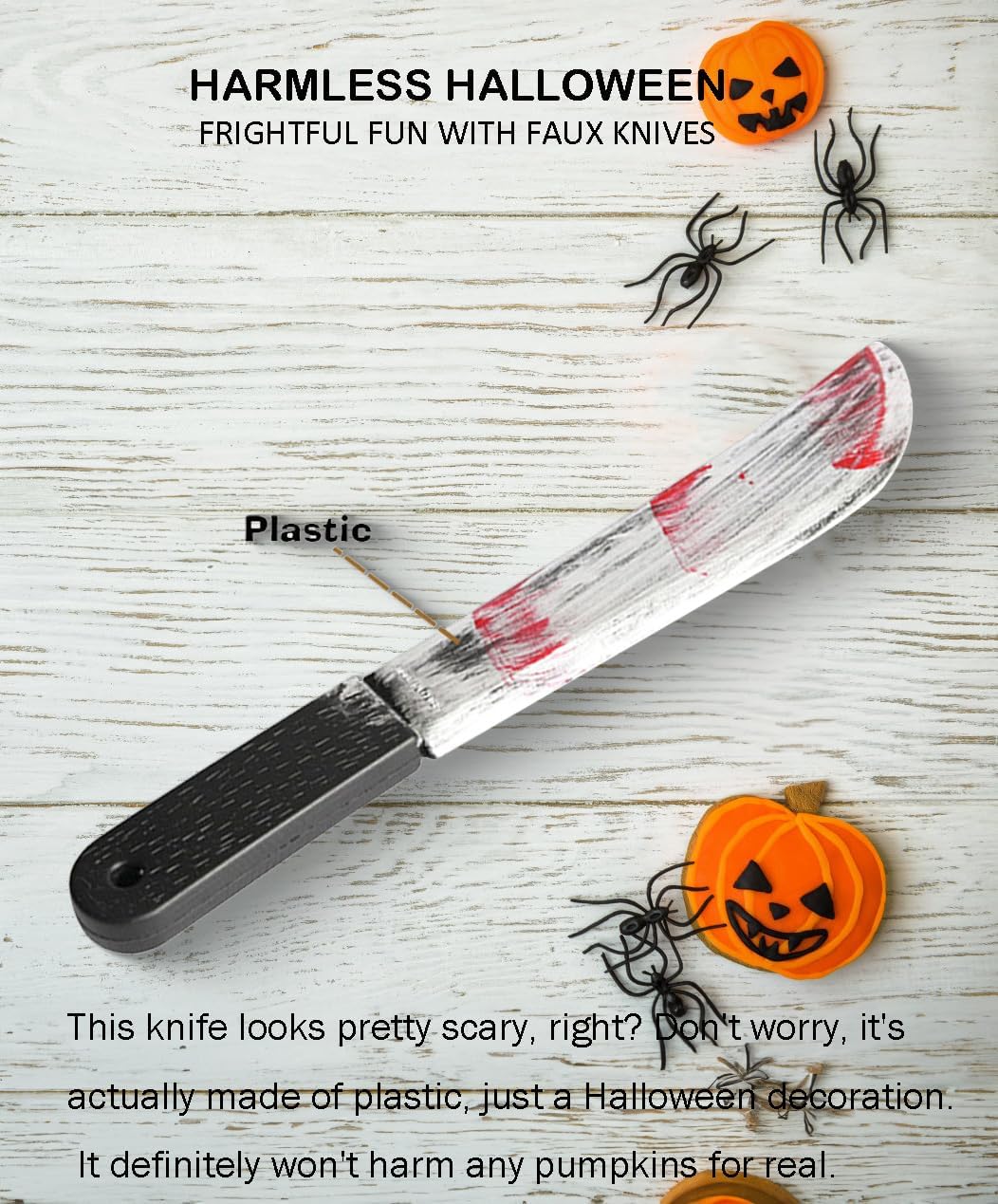 Bloody Butcher Knife Halloween Costume Prop