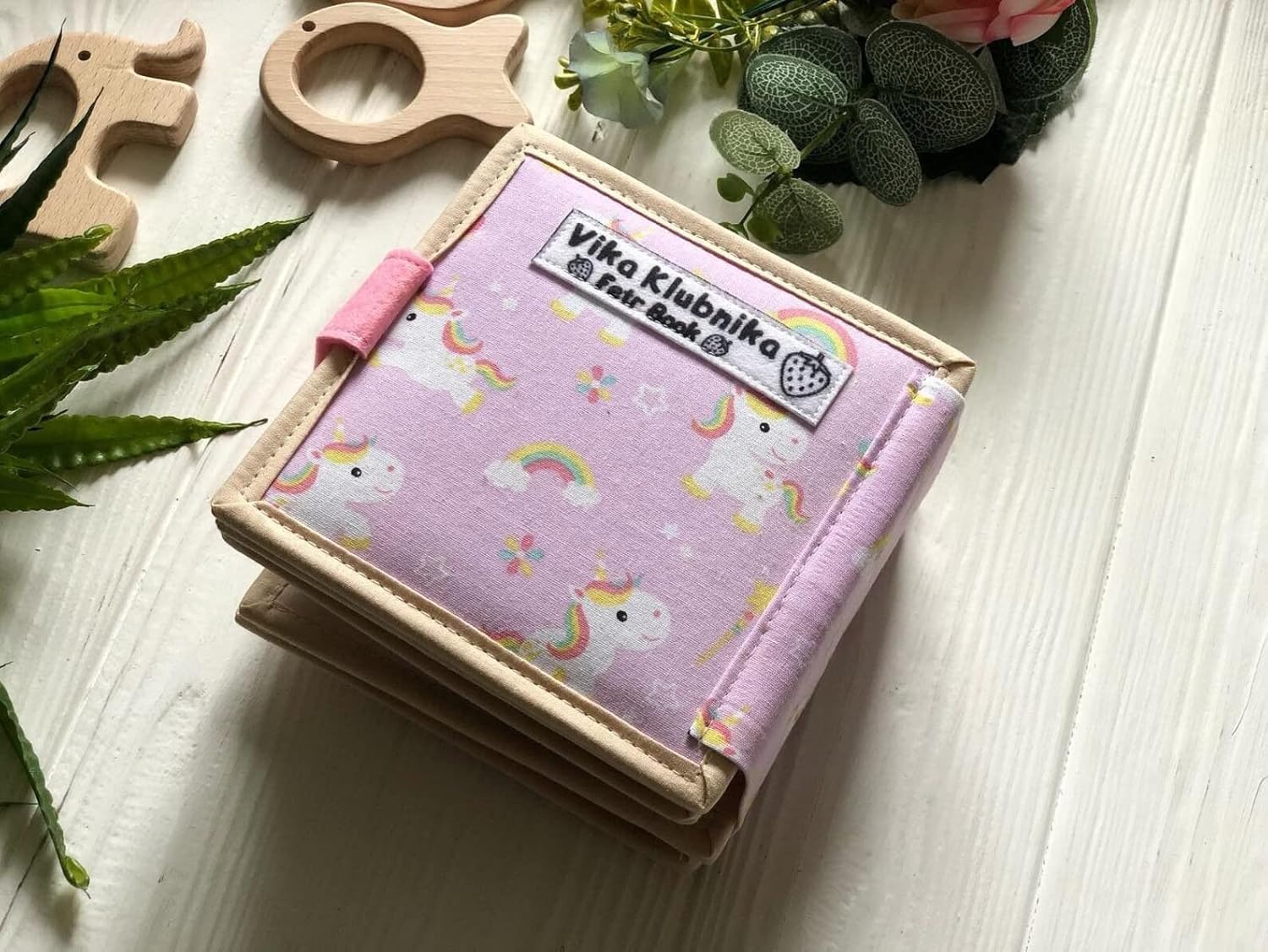 Quiet Baby Book with Animals and Shapes