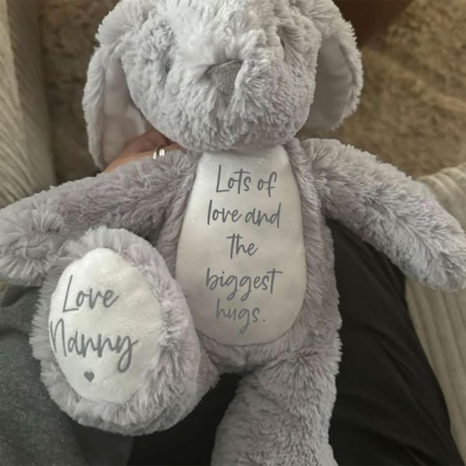 Personalized Plush Bunny with Name Keepsake