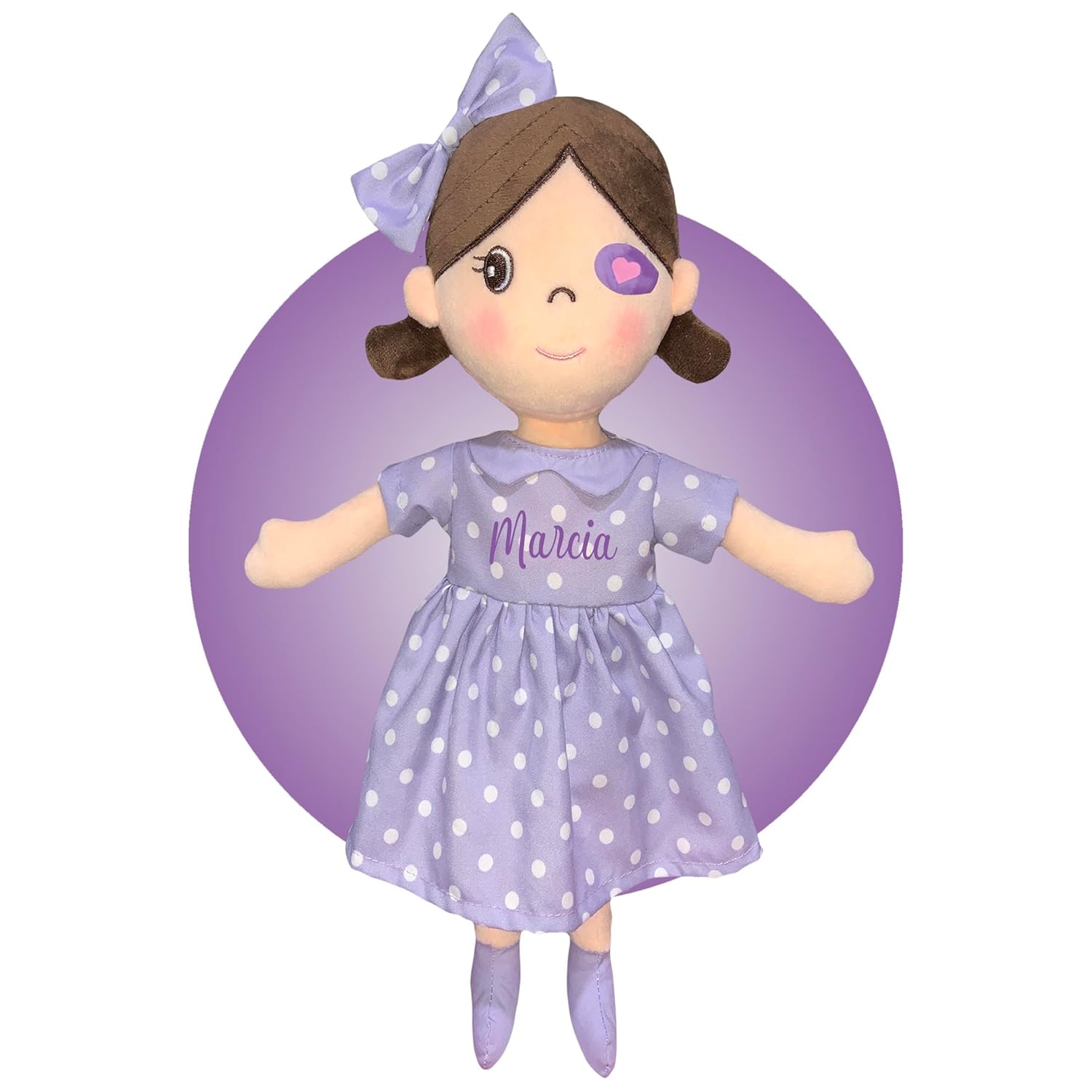 Kikilishop 14 Inch Eye Patch Doll for Kids