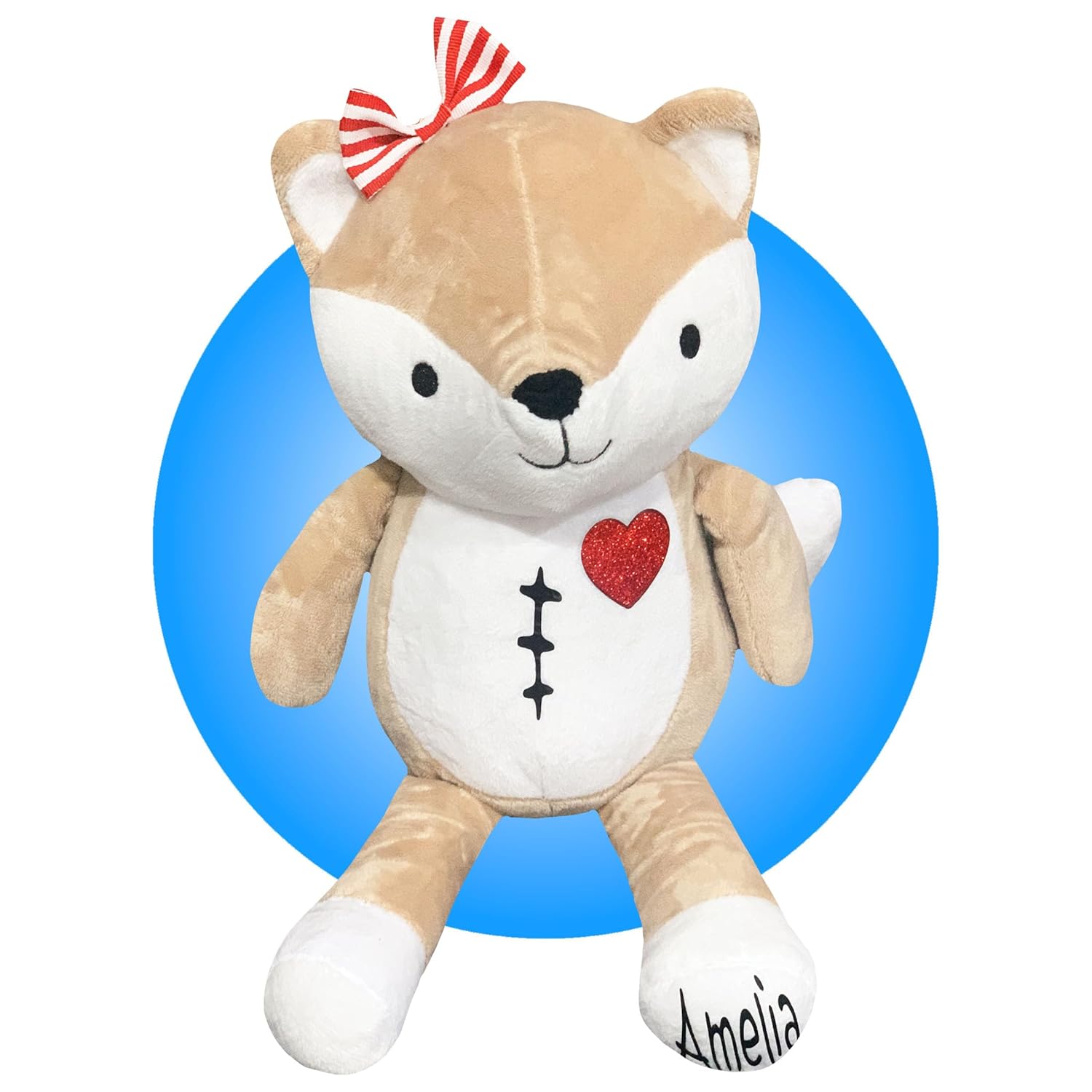 Customized 14 Fox Scar Buddy - Heart Surgery Gift for Kids