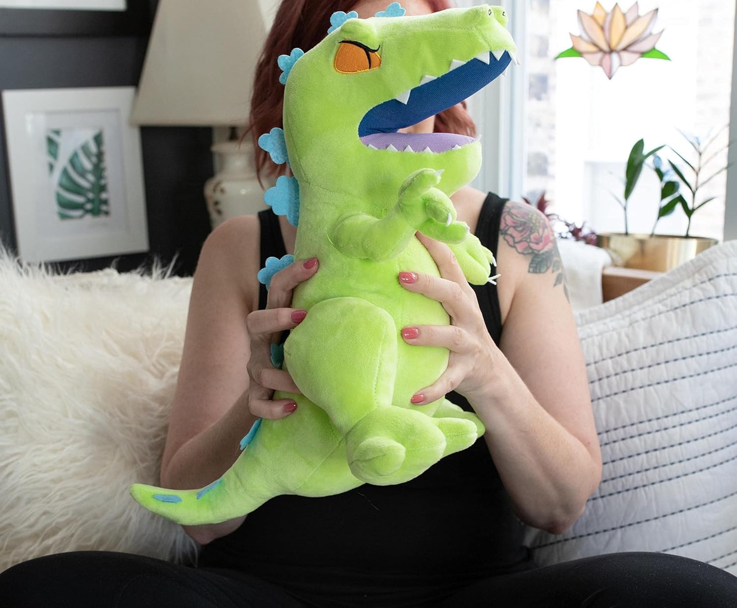 Nickelodeon Rugrats Reptar 15-Inch Plush Toy