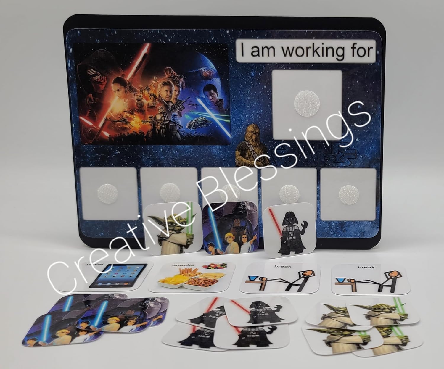 Creative Blessings Token Reward Board for Autism and ADHD
