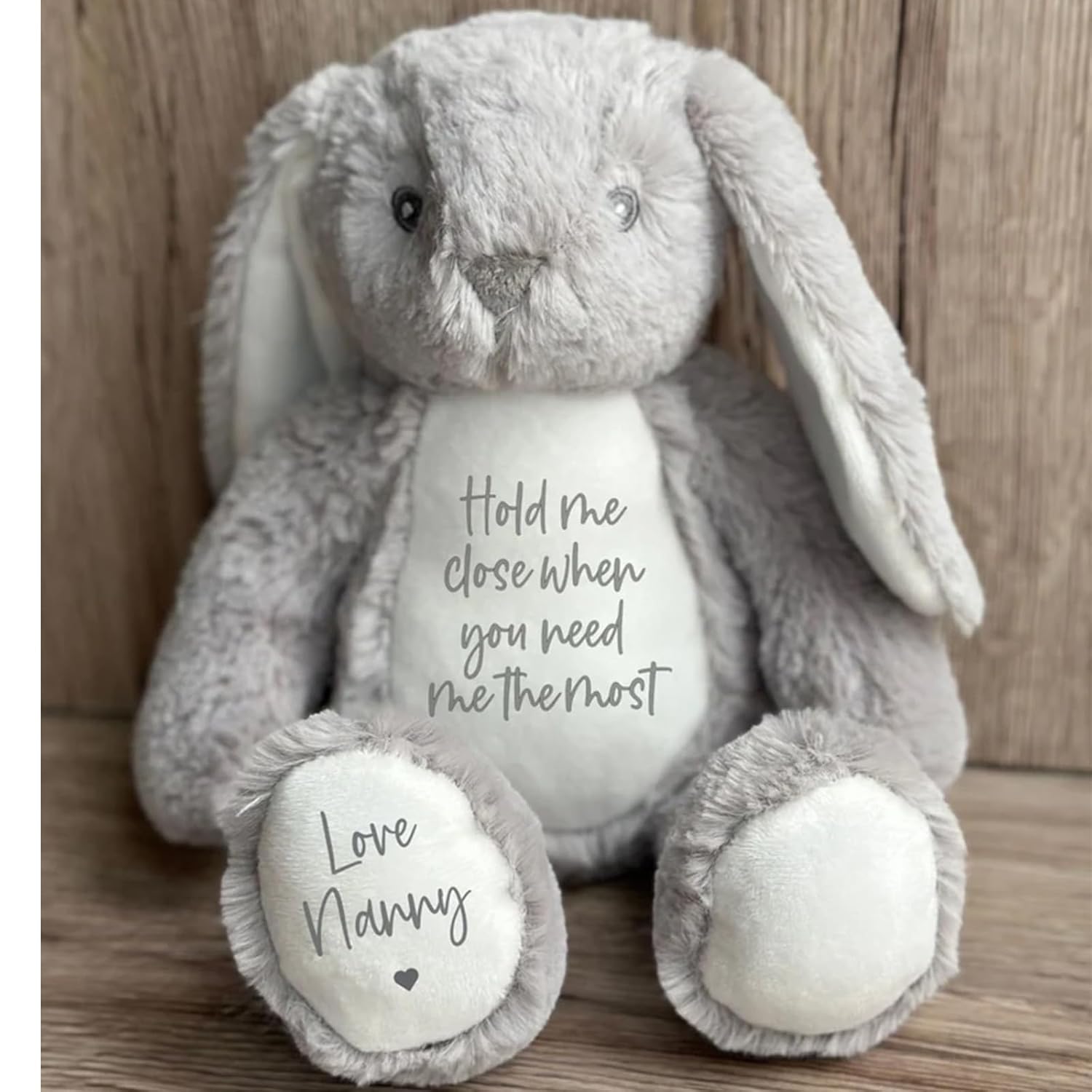 Personalized Plush Bunny Keepsake Gift for Newborns and Kids