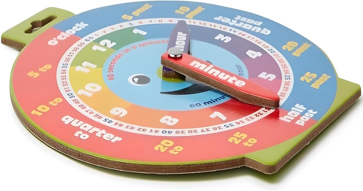 Morgans Direct Learning Clock with Smile Face and Magnetic Hands