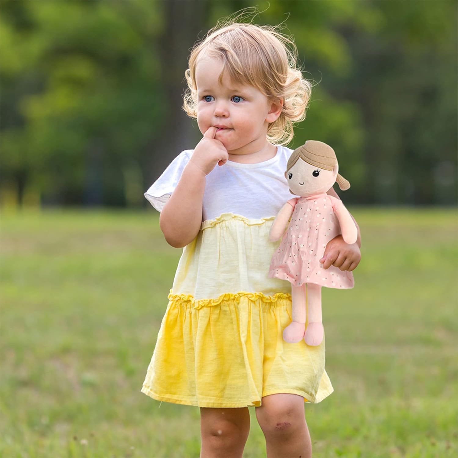 Linzy Toys Emily 15 Soft Plush Rag Doll for Girls