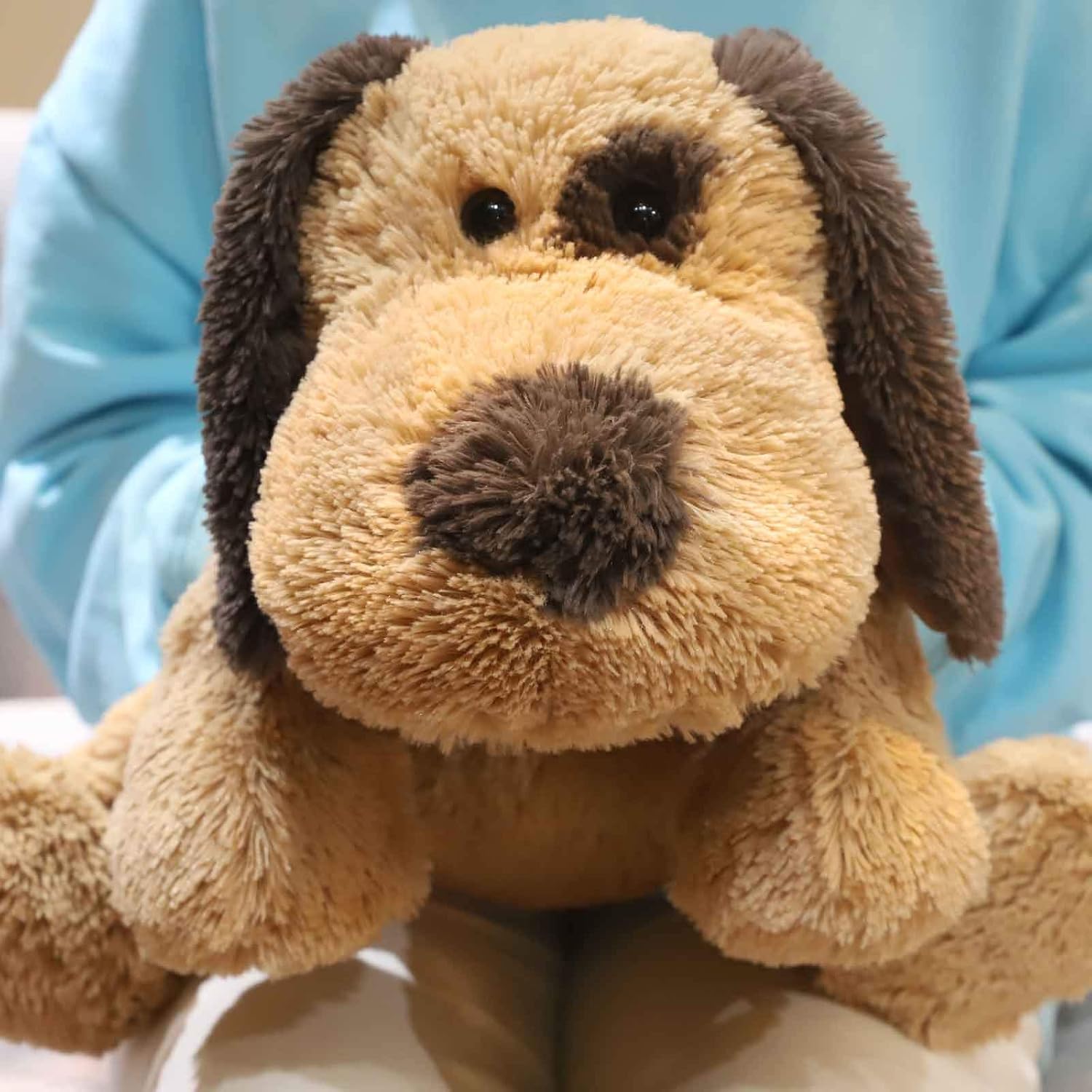 WEIGEDU Floppy Stuffed Dog 20 Inch Brown