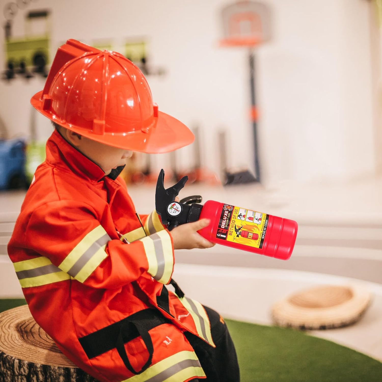TOYANDONA Firefighter Toy Set for Kids