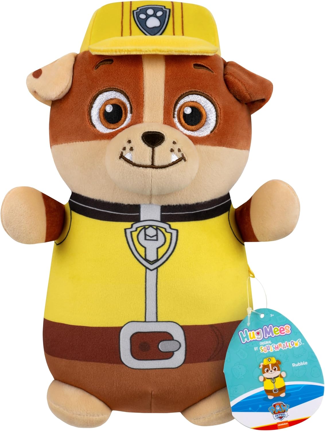 Squishmallows Original Paw Patrol Rubble HugMees 10in Plush