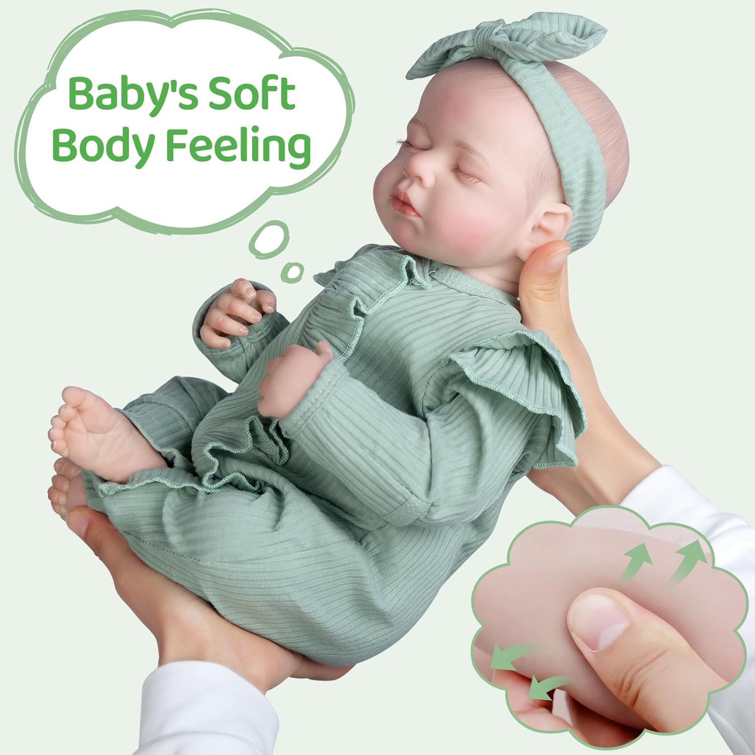 Jirachi 18 Inch Reborn Baby Doll Realistic