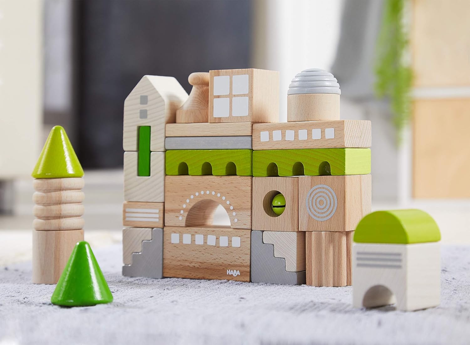 HABA Wooden Block Coburg Set 28 Pieces