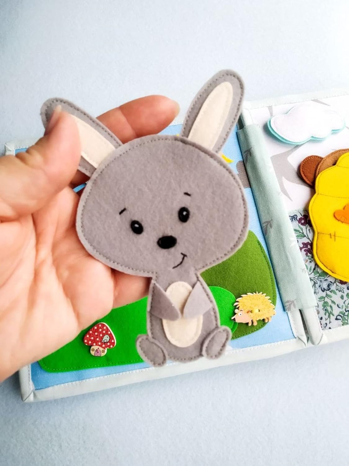 Quiet Baby Felt Book Garden Sea Montessori Toddler