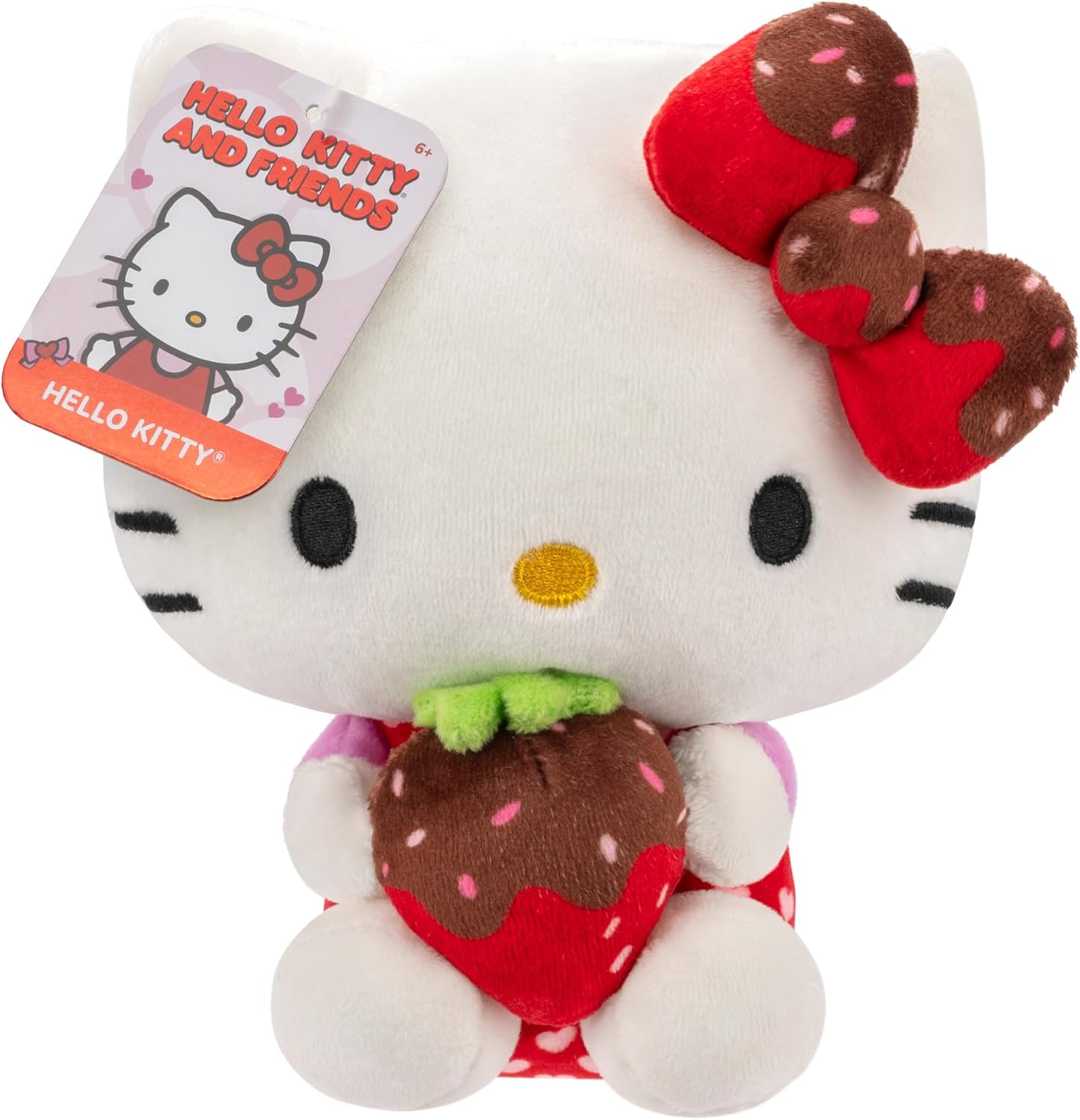 Hello Kitty 8 Plush with Strawberry - Mothers Day Gift