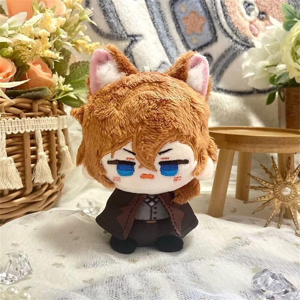 Cute Anime Plush Doll Nakahara Chuuya Keychain