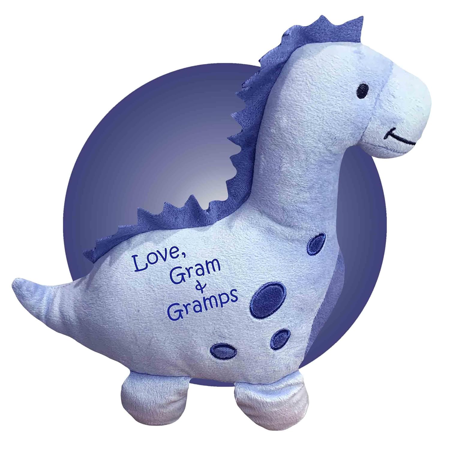 Blue Dinosaur Plushie - Personalized Gift for Kids