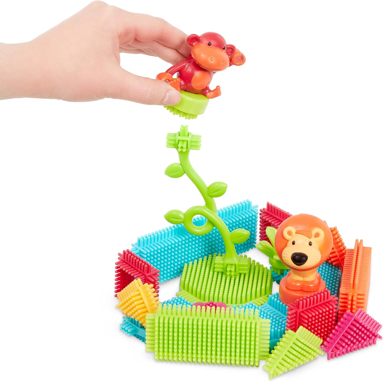 Battat Bristle Blocks Jungle Adventure 54 Pcs