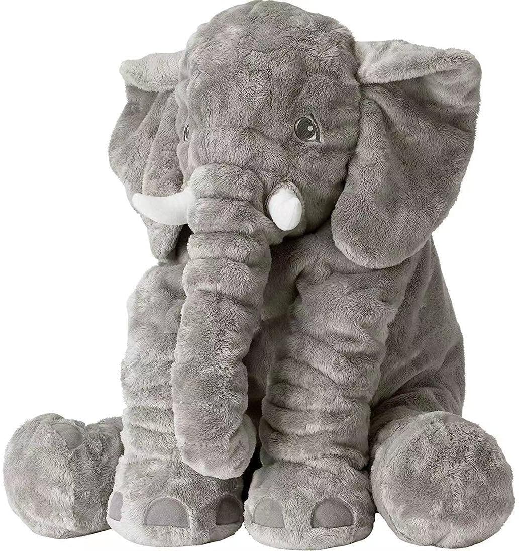 BOOJALOO 24 Inch Stuffed Elephant Plush Toy