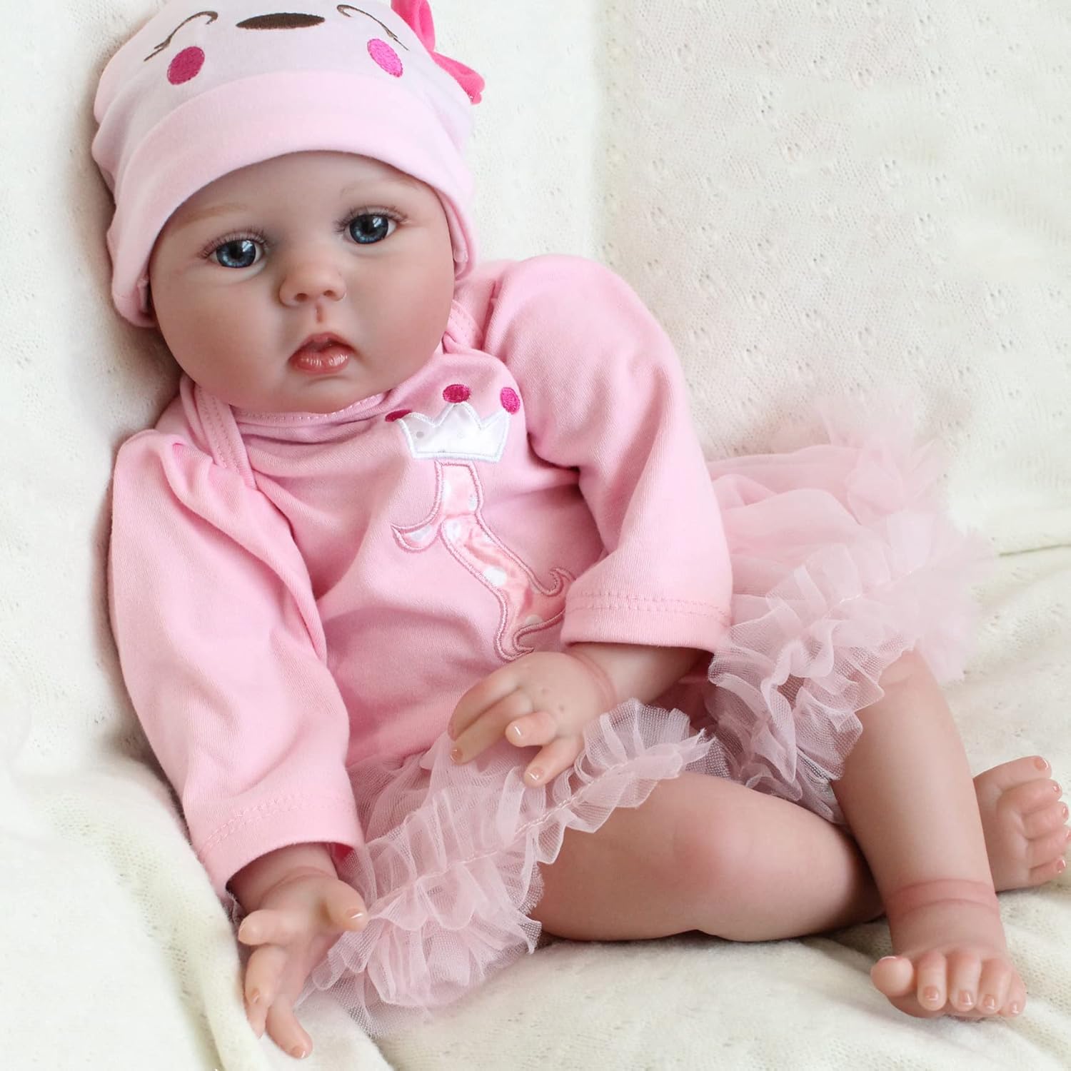 CHAREX Realistic Reborn Baby Doll with Accessories