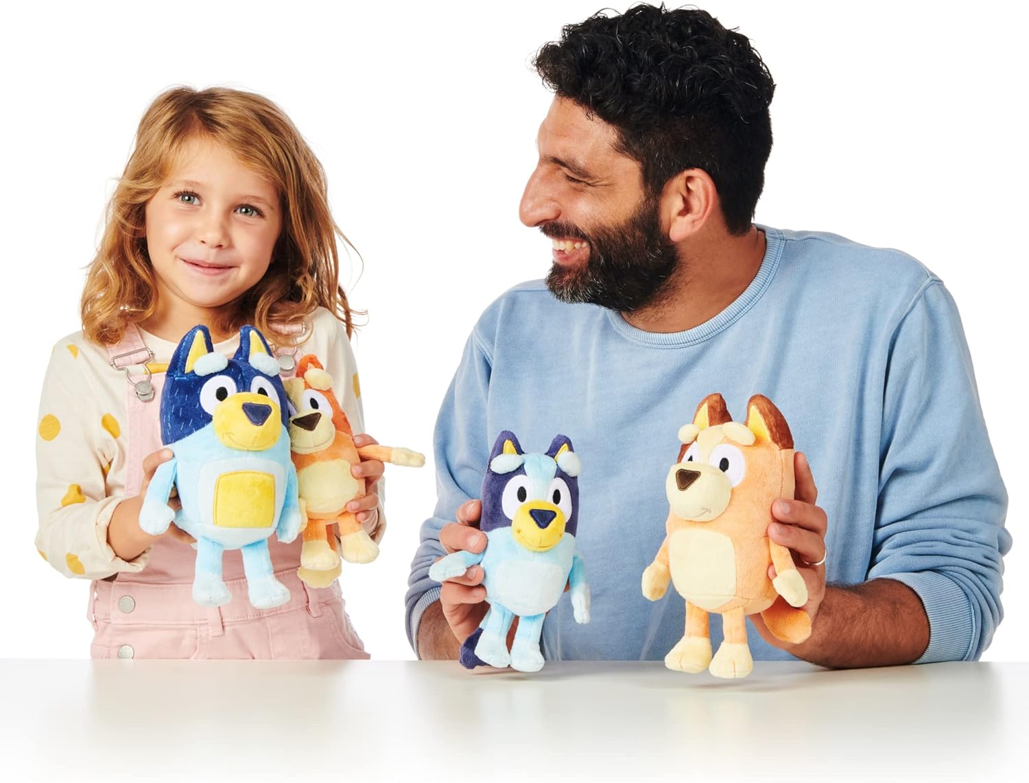 Bluey Heeler Family Plush Set 4 Figures 7-8