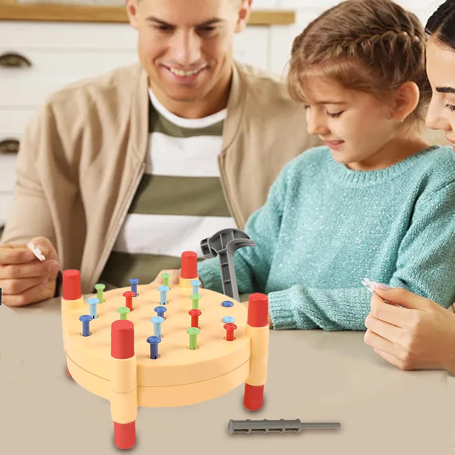 Vansza Hammer Toy for Toddlers Durable ABS Material Safe and Odorless