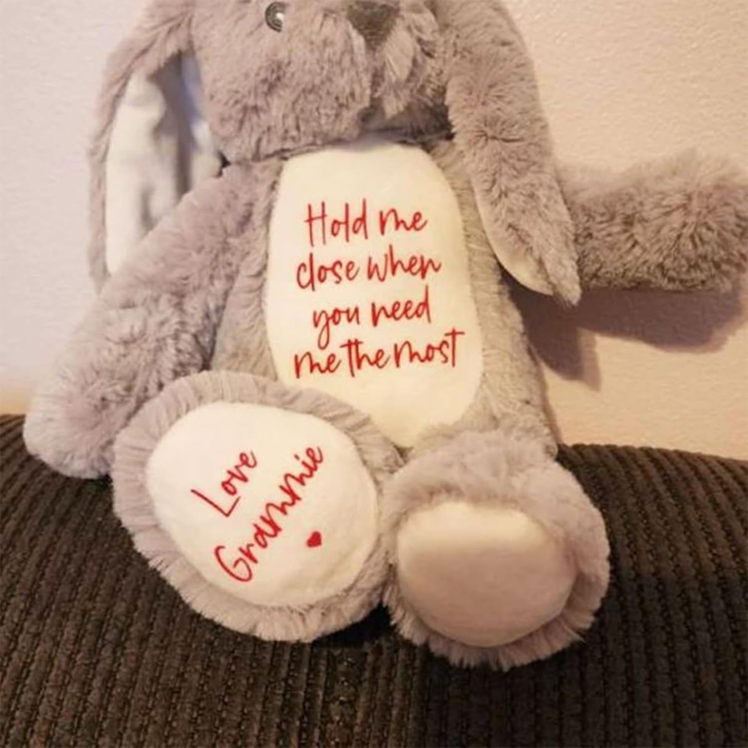 Personalized Plush Bunny Keepsake Gift for Newborns and Kids