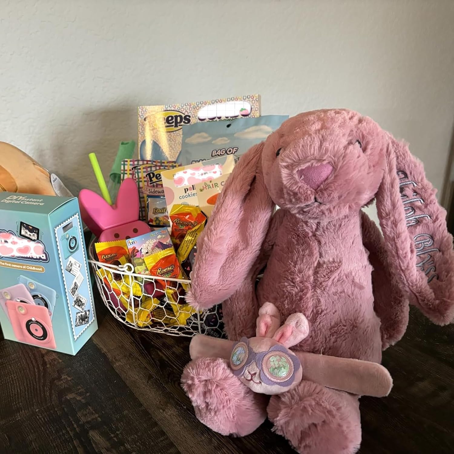 Personalized Easter Bunny Rabbit Stuffed Animal for Kids