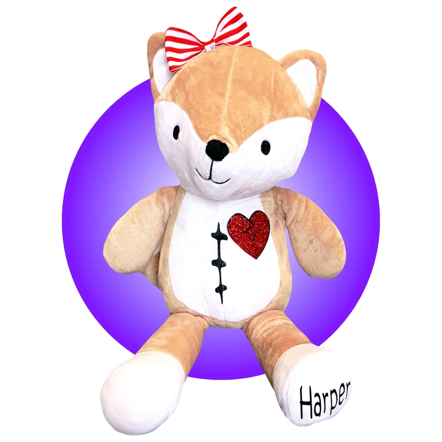 Customized 14 Fox Scar Buddy - Heart Surgery Gift for Kids