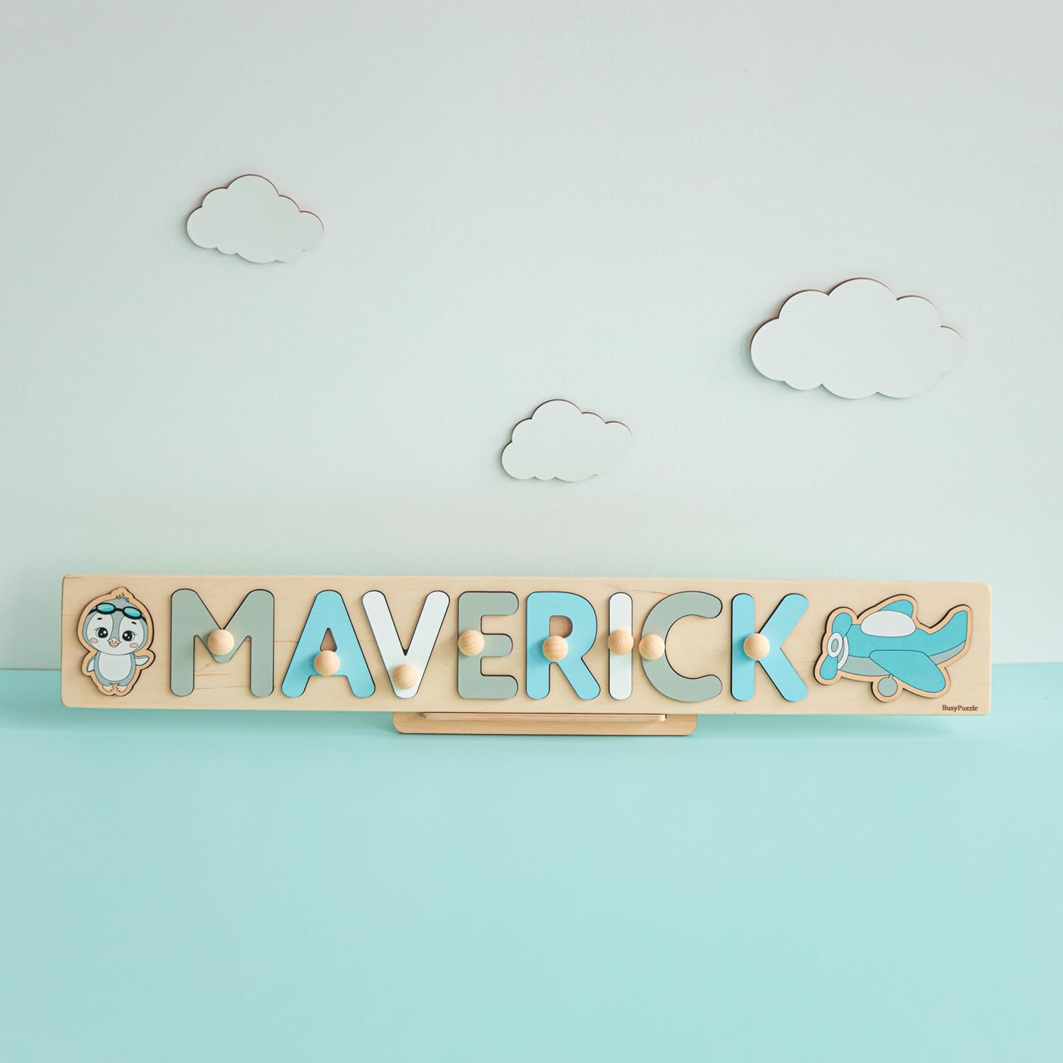 Personalized Wooden Name Puzzle for Baby