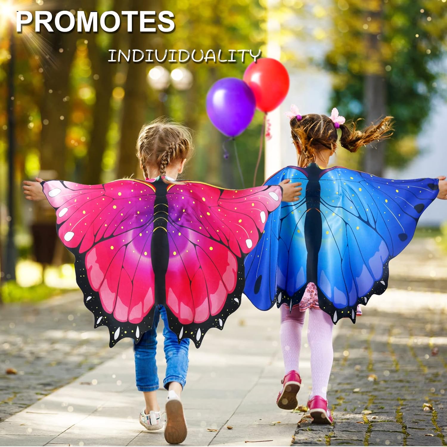 iROLEWIN Butterfly Wings for Kids Costume Play Toy