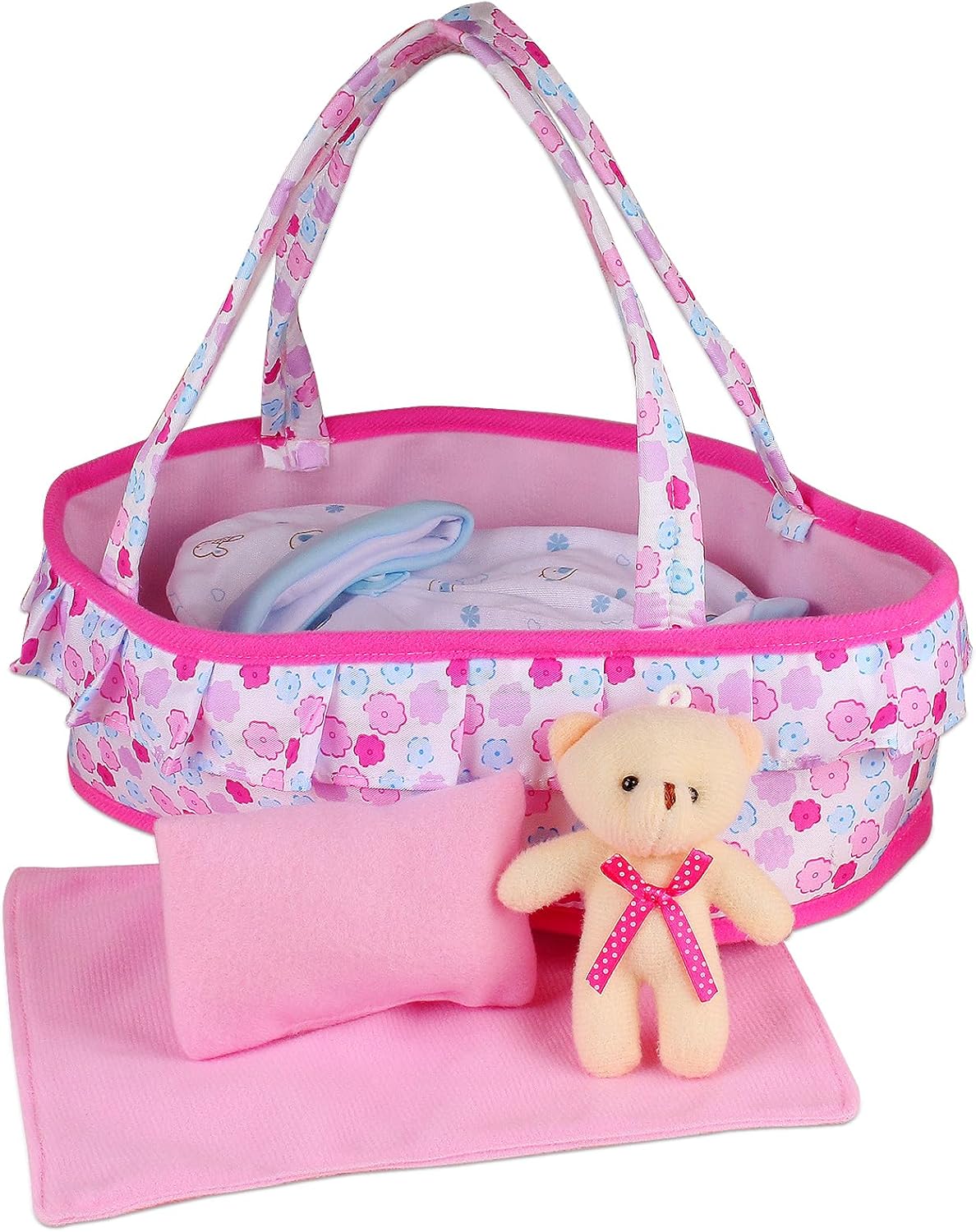 Young Buds Baby Doll Cradle Bassinet Carry Bag