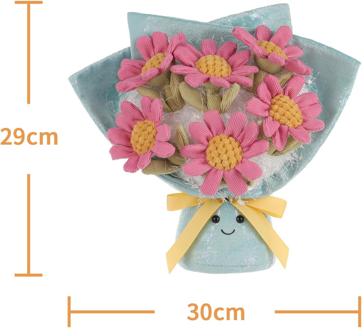Apricot Lamb Calliopsis Bouquet Stuffed Animal for Kids