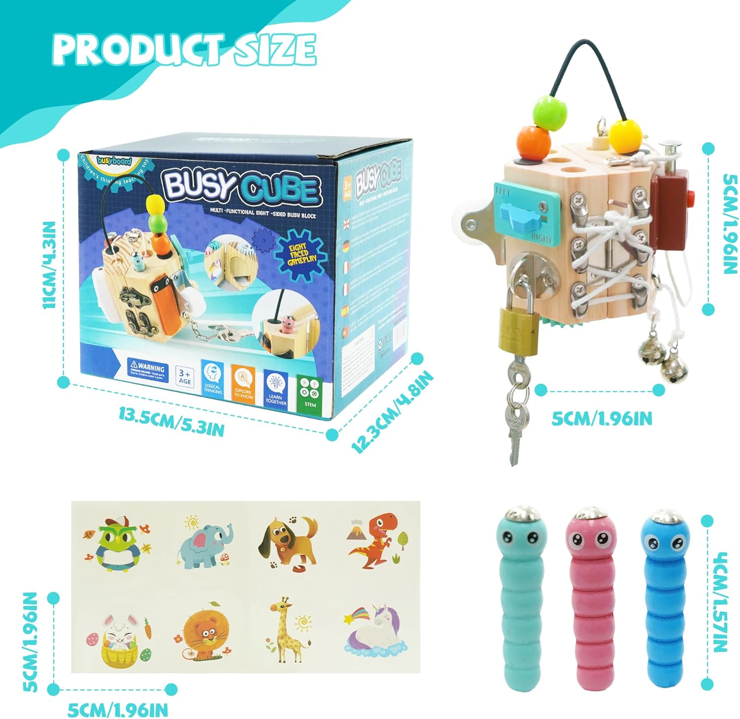 Ark Miido 15-in-1 Busy Cube for Kids